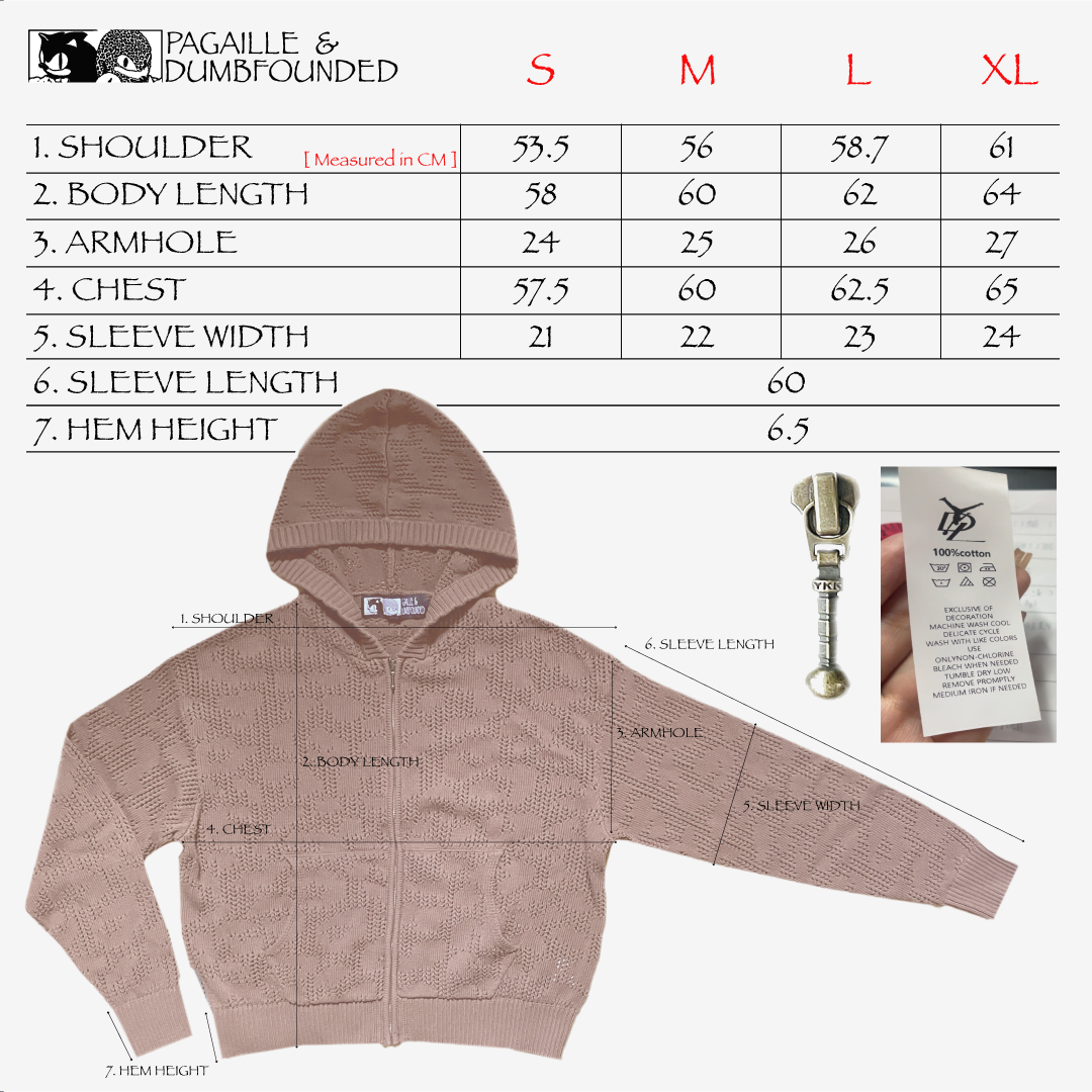 P&DF - Crochet Zip Hood