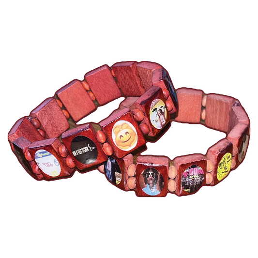 DF Bloody Red - Wood Bracelets